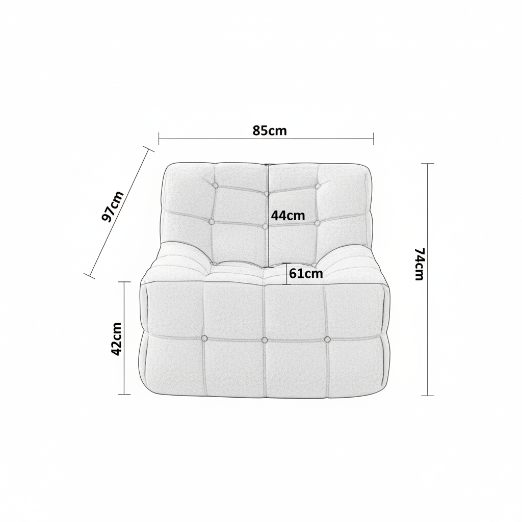 Fauteuil Compressé - Léon Mini