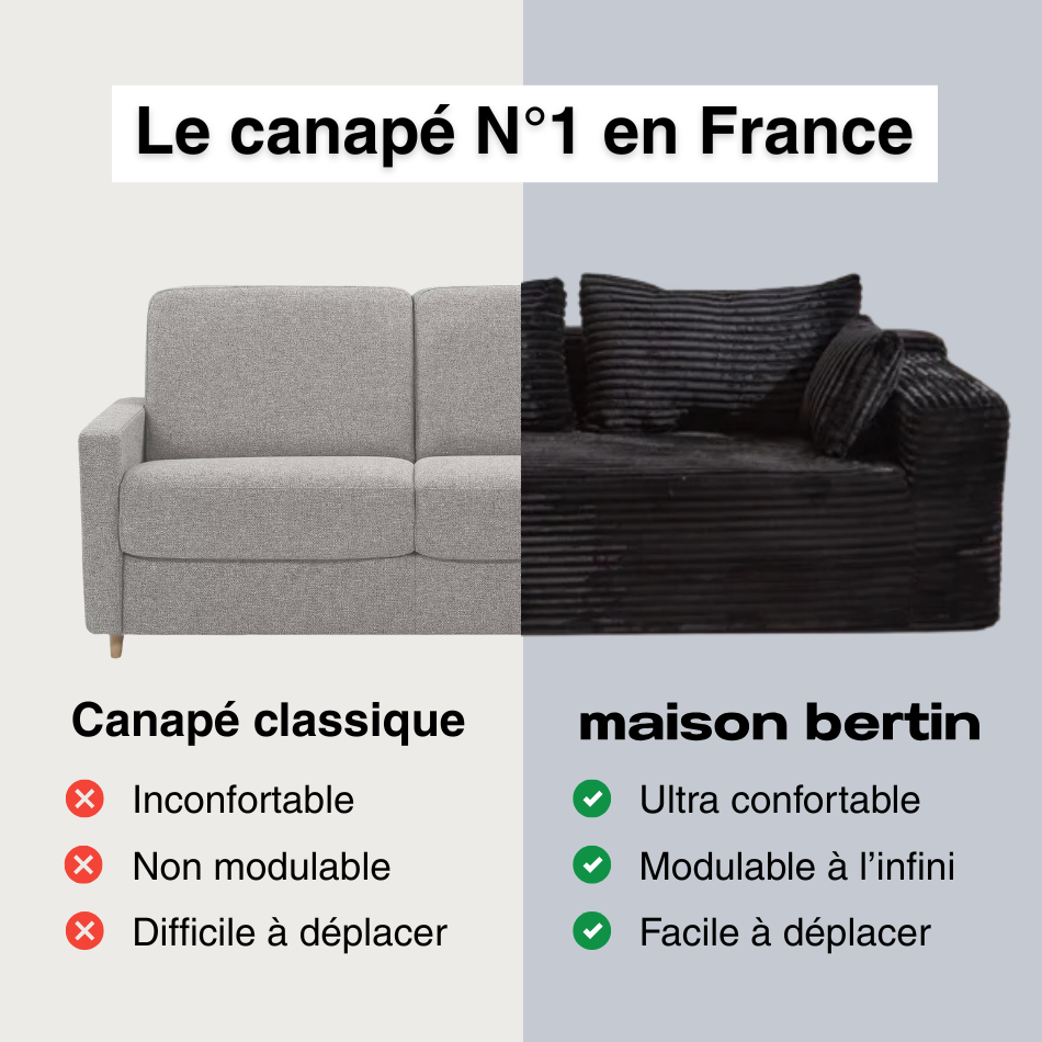 Léon Family - Canapé Compressé Modulable